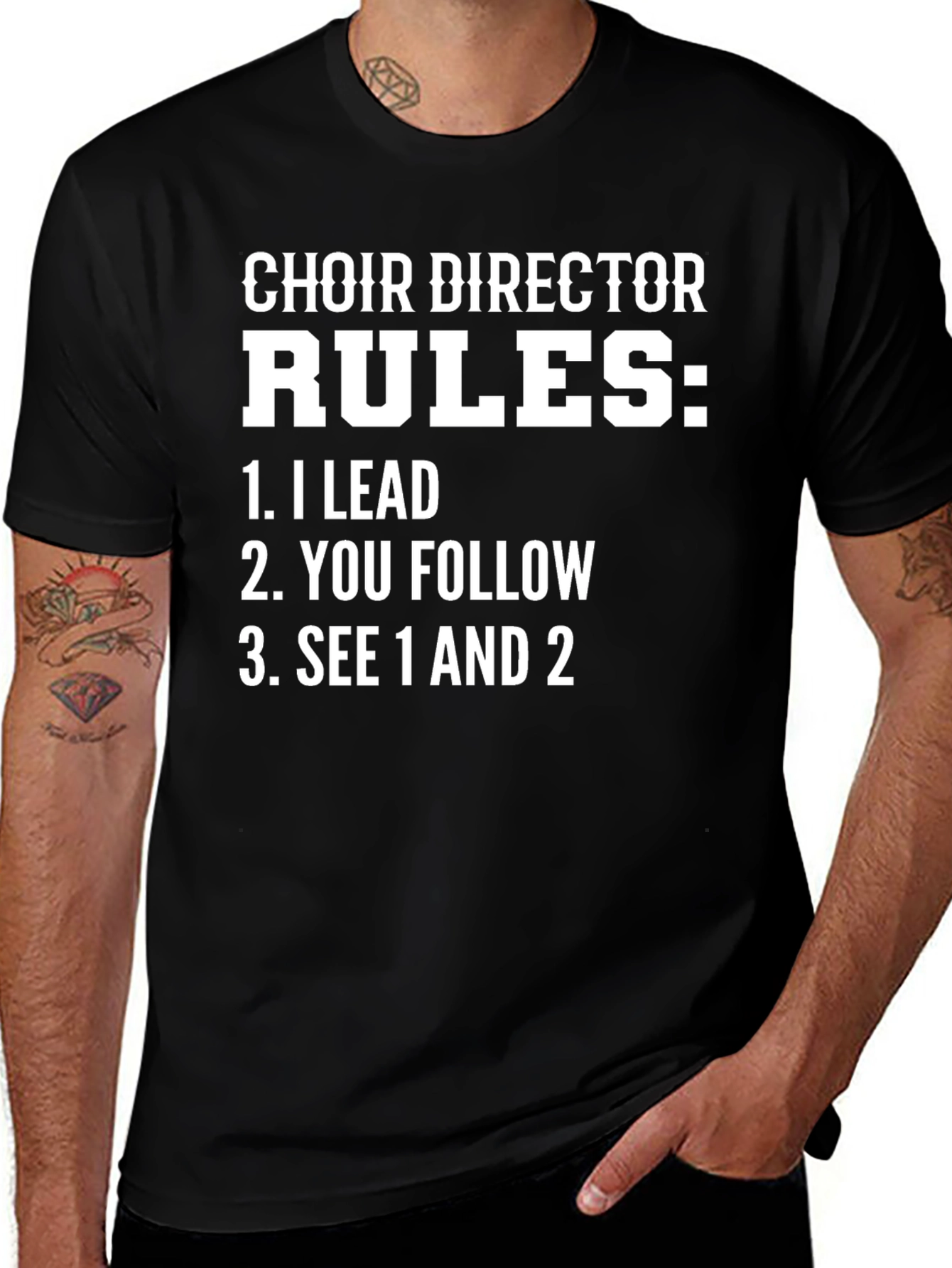 Choir Director Rules Funny T-Shirt