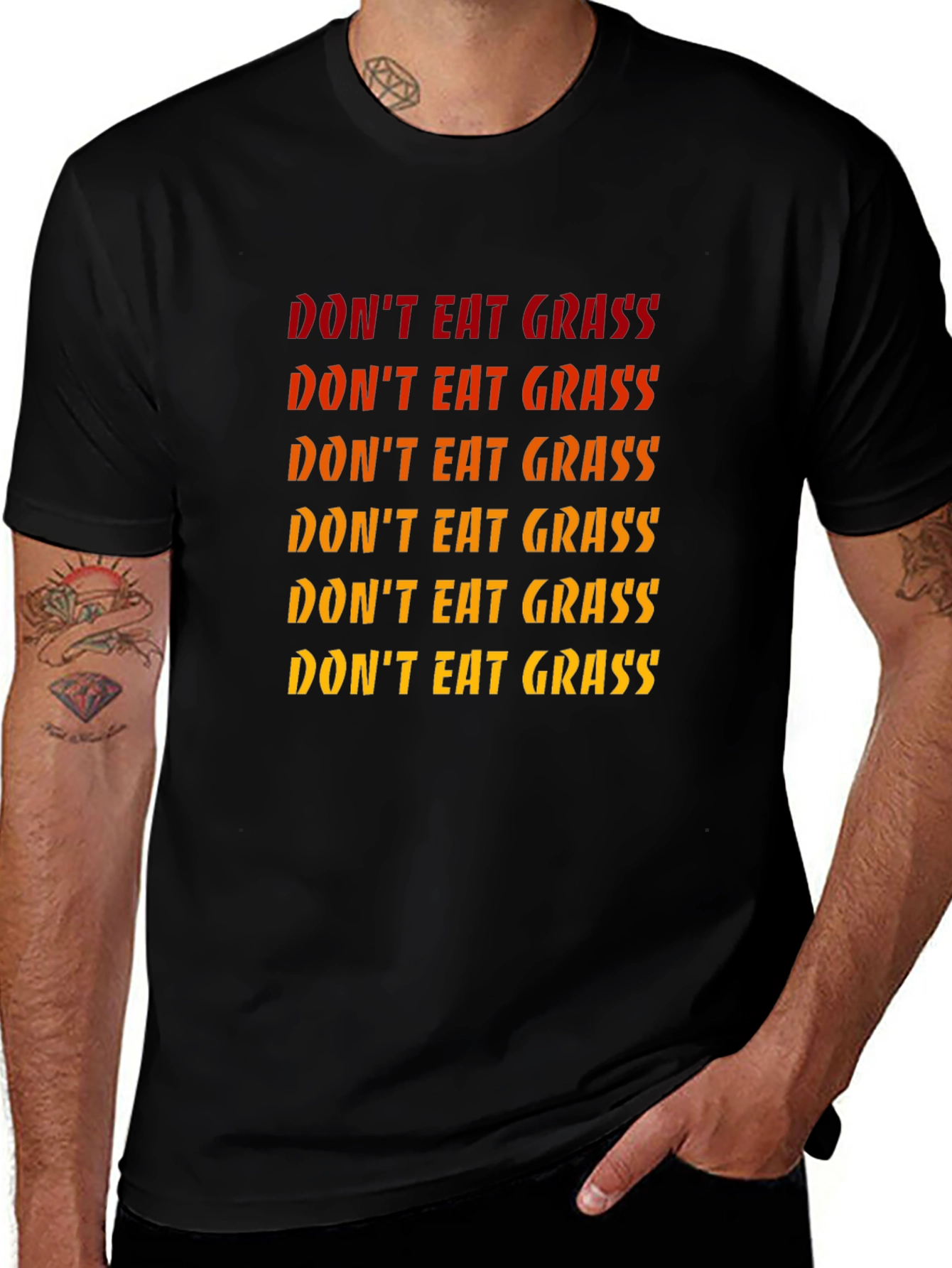 Dont Eat Grass Graphic T-Shirt