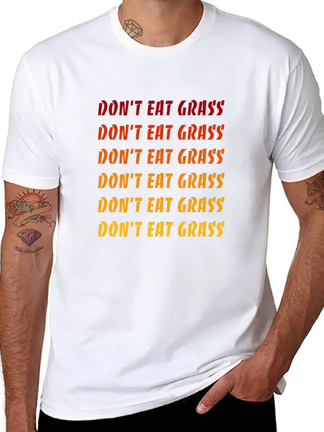 Dont Eat Grass Graphic T-Shirt