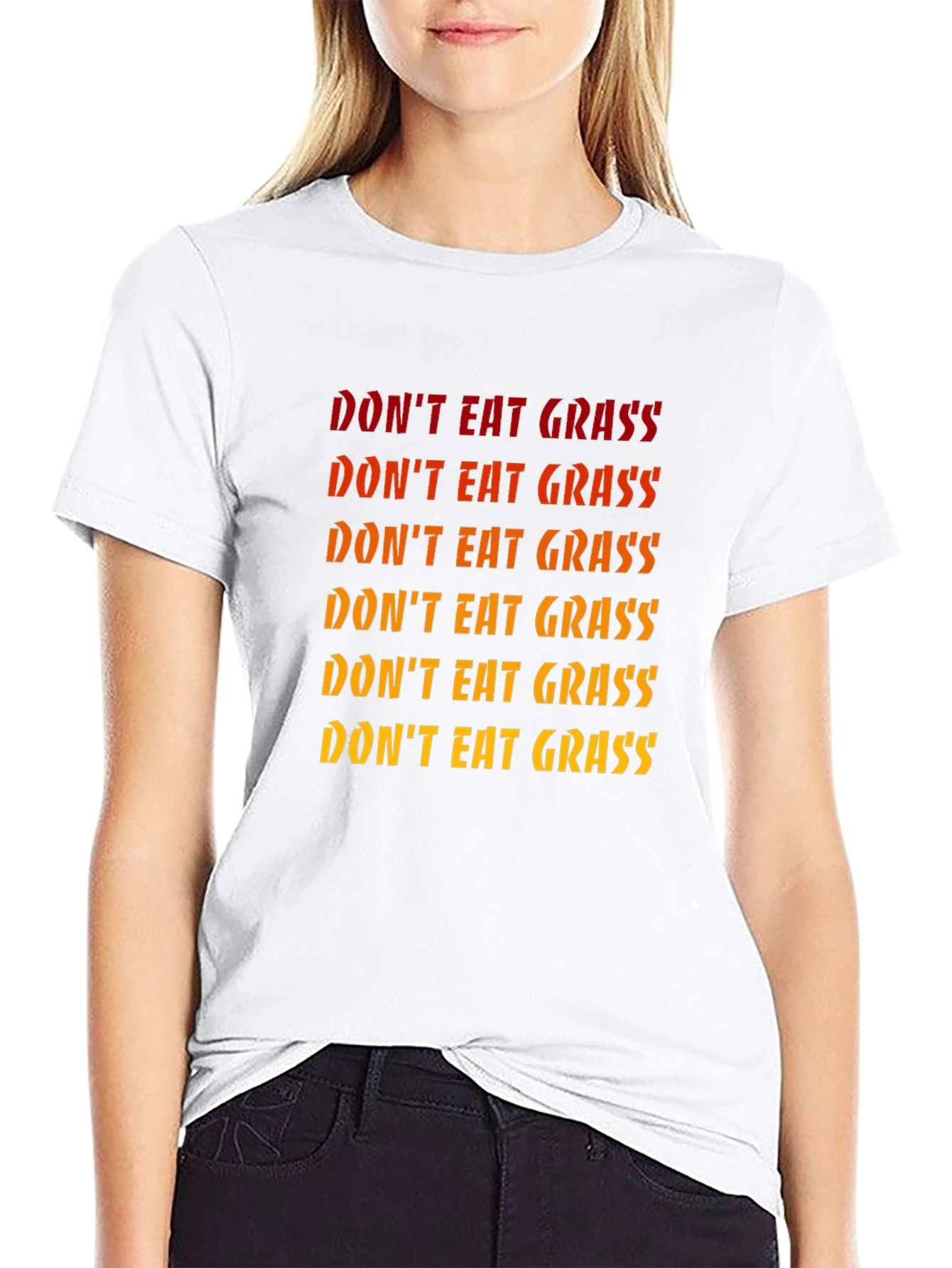 Dont Eat Grass Graphic T-Shirt