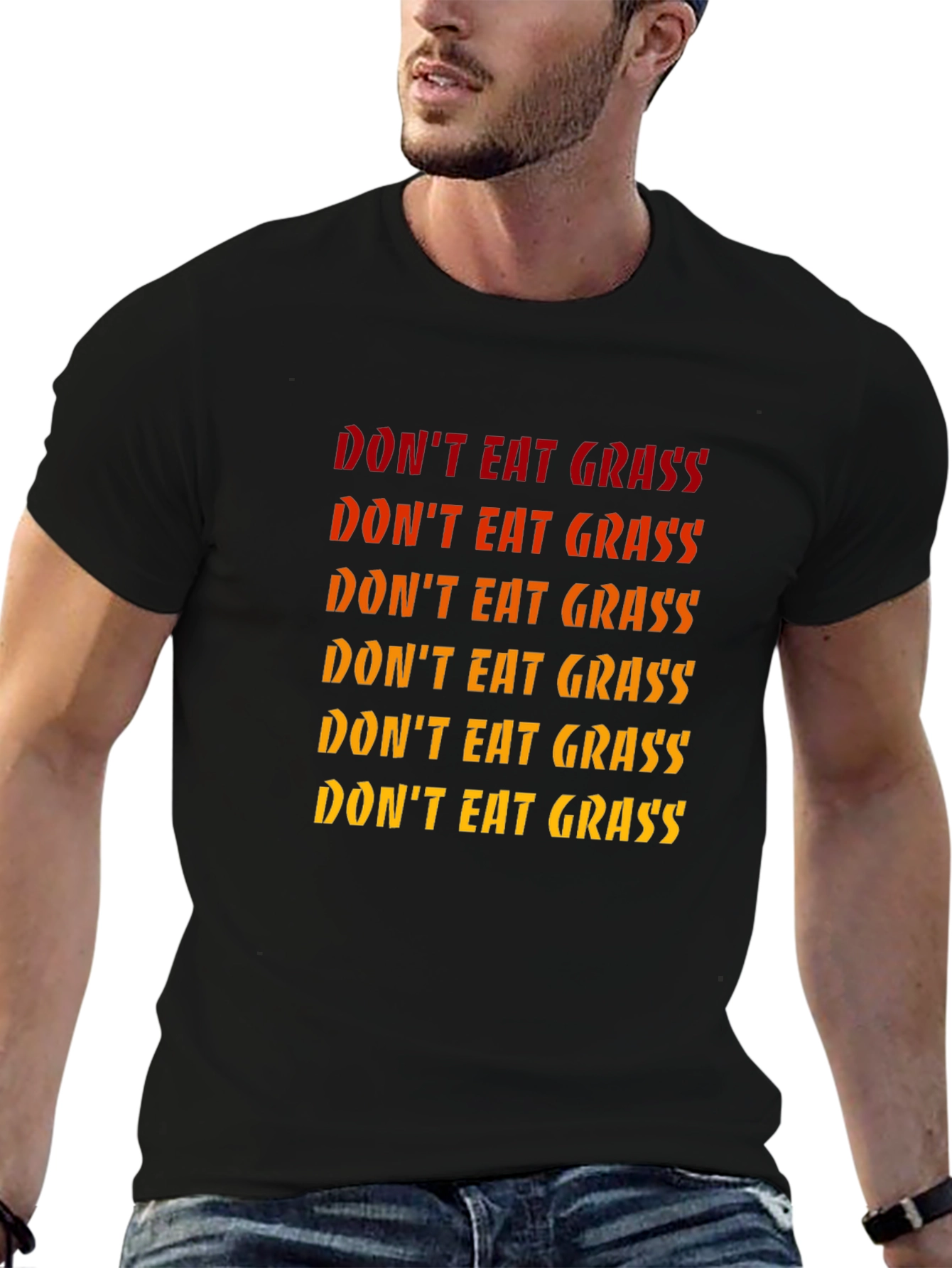 Dont Eat Grass Graphic T-Shirt