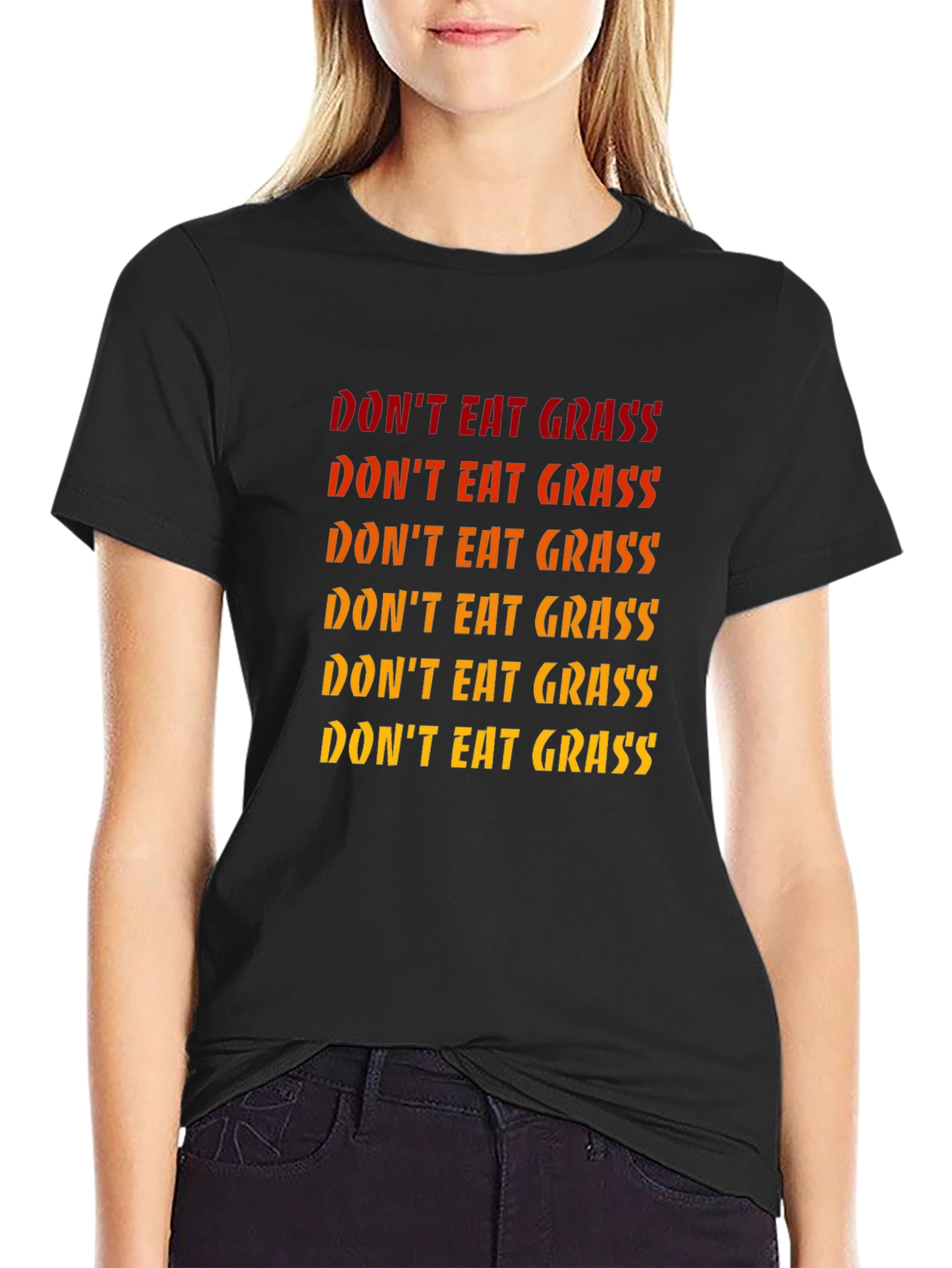 Dont Eat Grass Graphic T-Shirt
