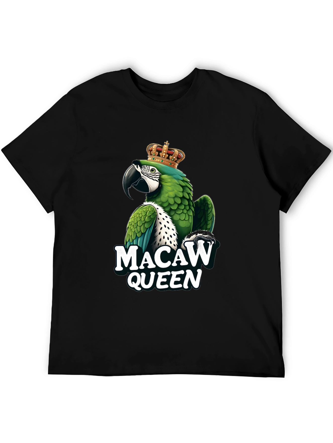 Macaw Queen Graphic T-Shirt