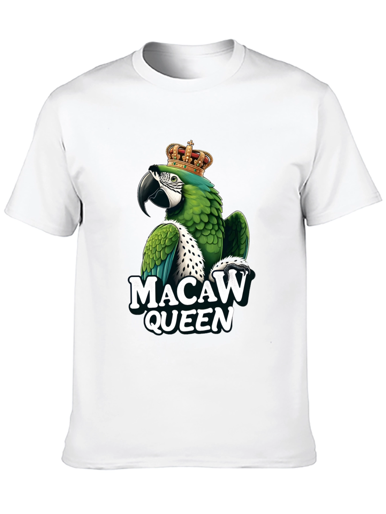Macaw Queen Graphic T-Shirt
