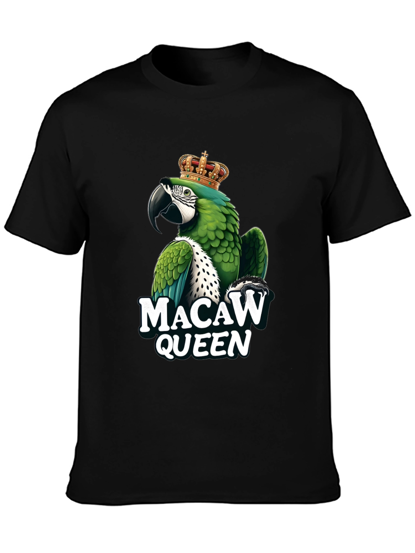 Macaw Queen Graphic T-Shirt