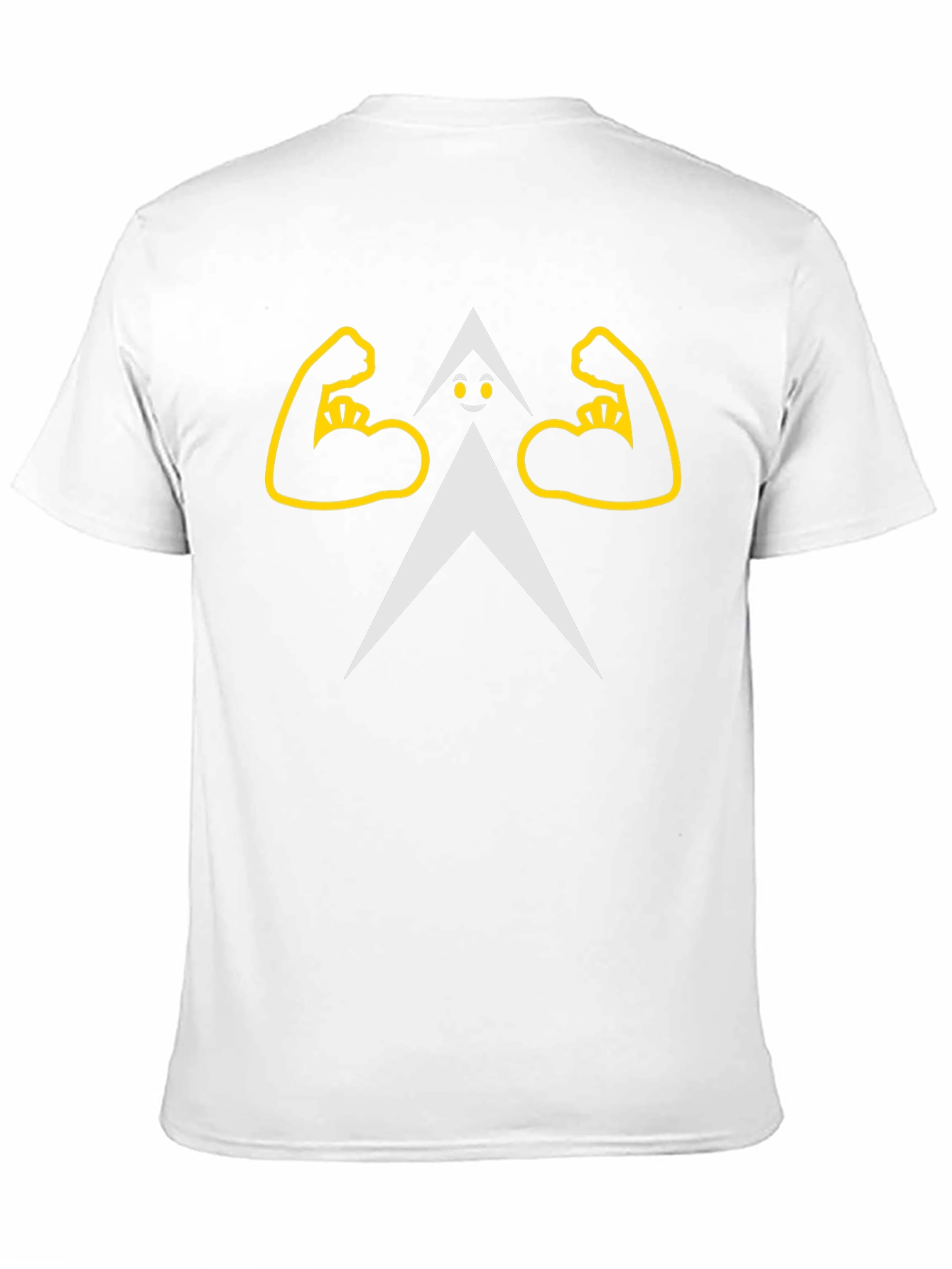 Funny Arrow Flexing Biceps T-Shirt
