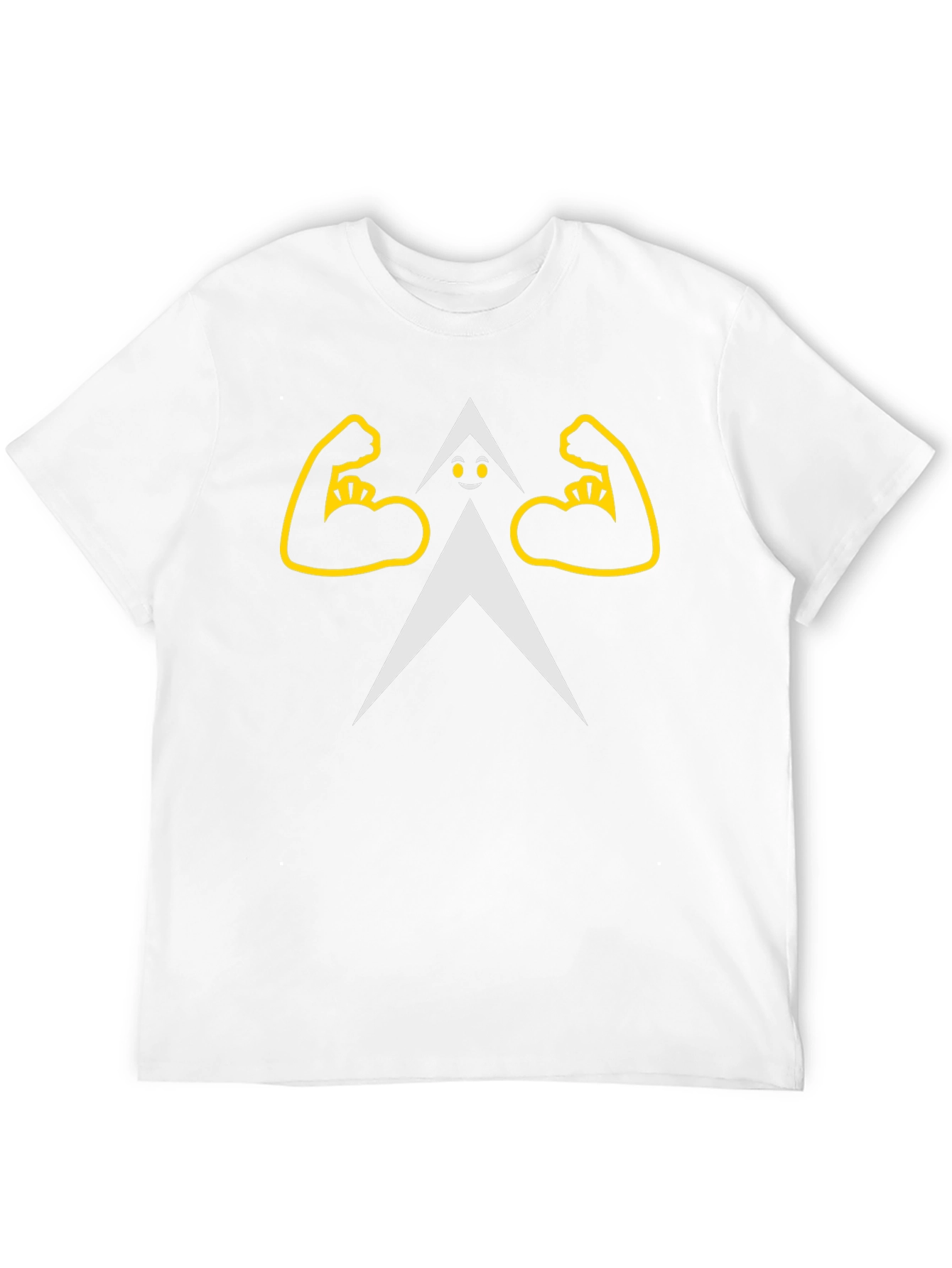 Funny Arrow Flexing Biceps T-Shirt
