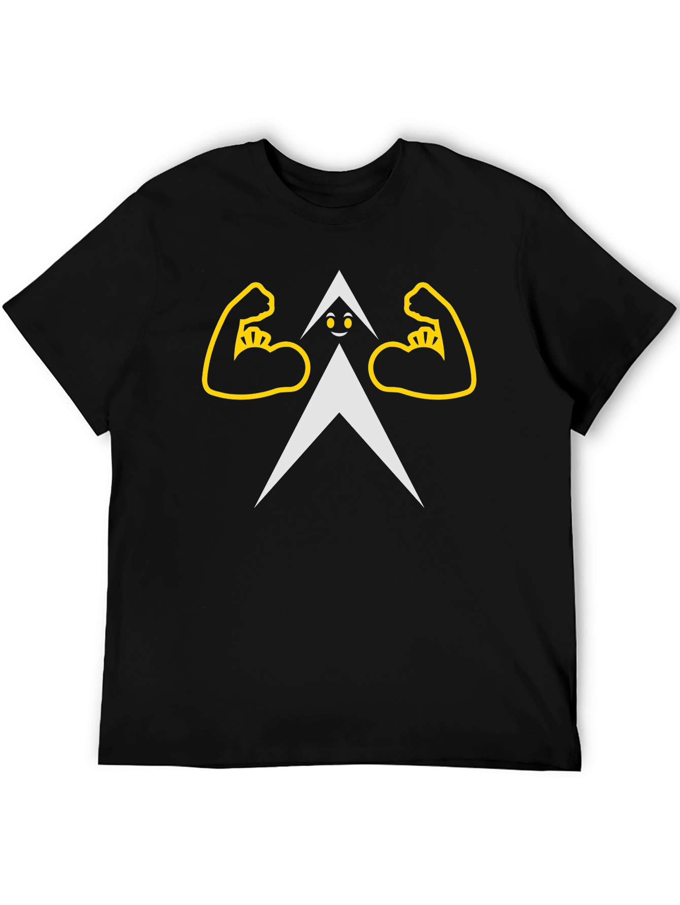 Funny Arrow Flexing Biceps T-Shirt