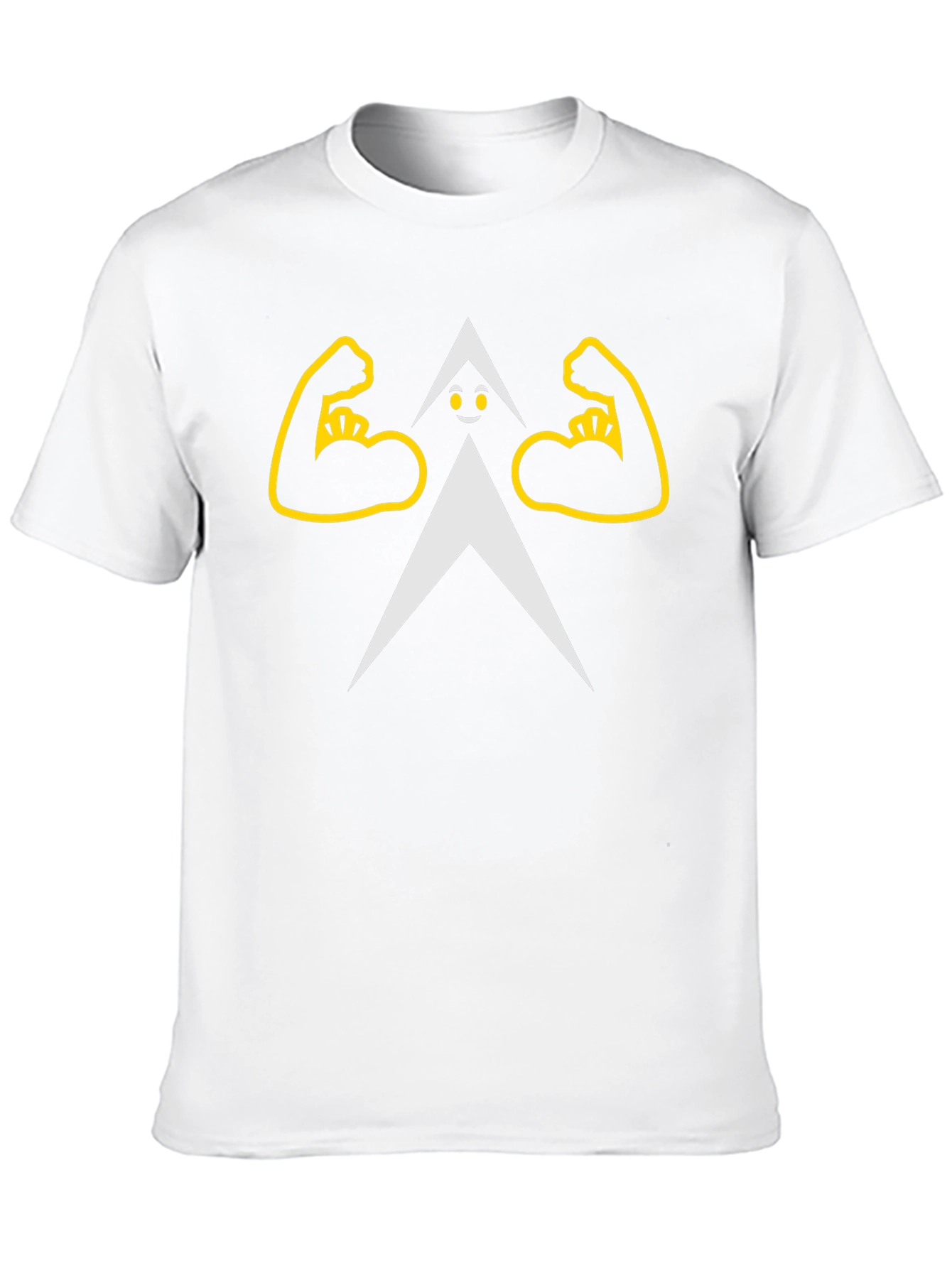 Funny Arrow Flexing Biceps T-Shirt