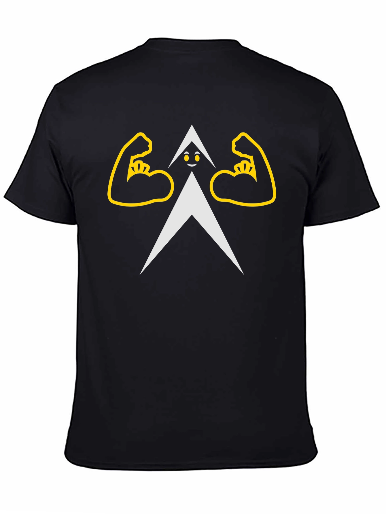 Funny Arrow Flexing Biceps T-Shirt
