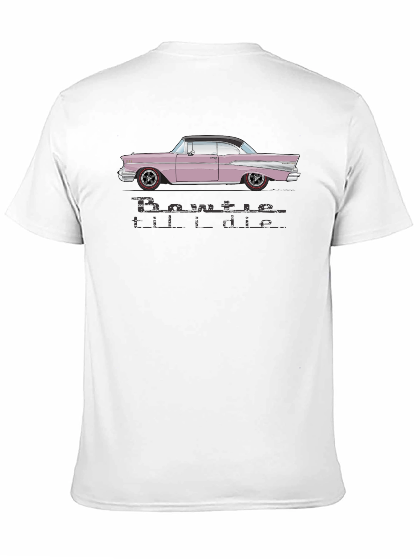 Bowtie Til I Die Black T-Shirt