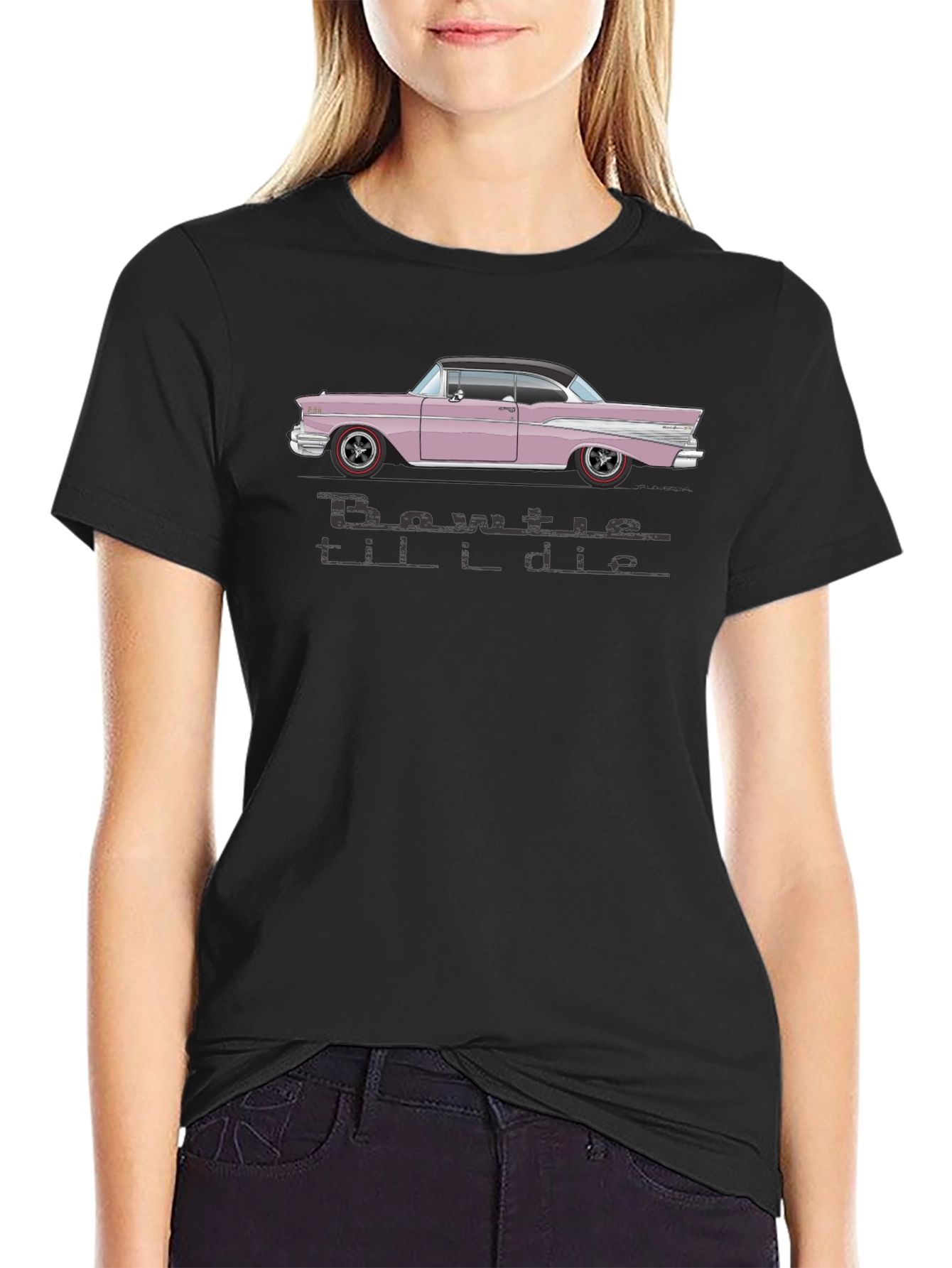 Bowtie Til I Die Black T-Shirt