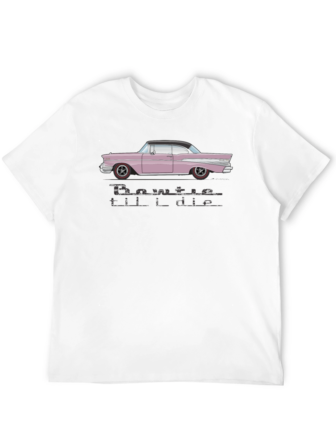 Bowtie Til I Die Black T-Shirt