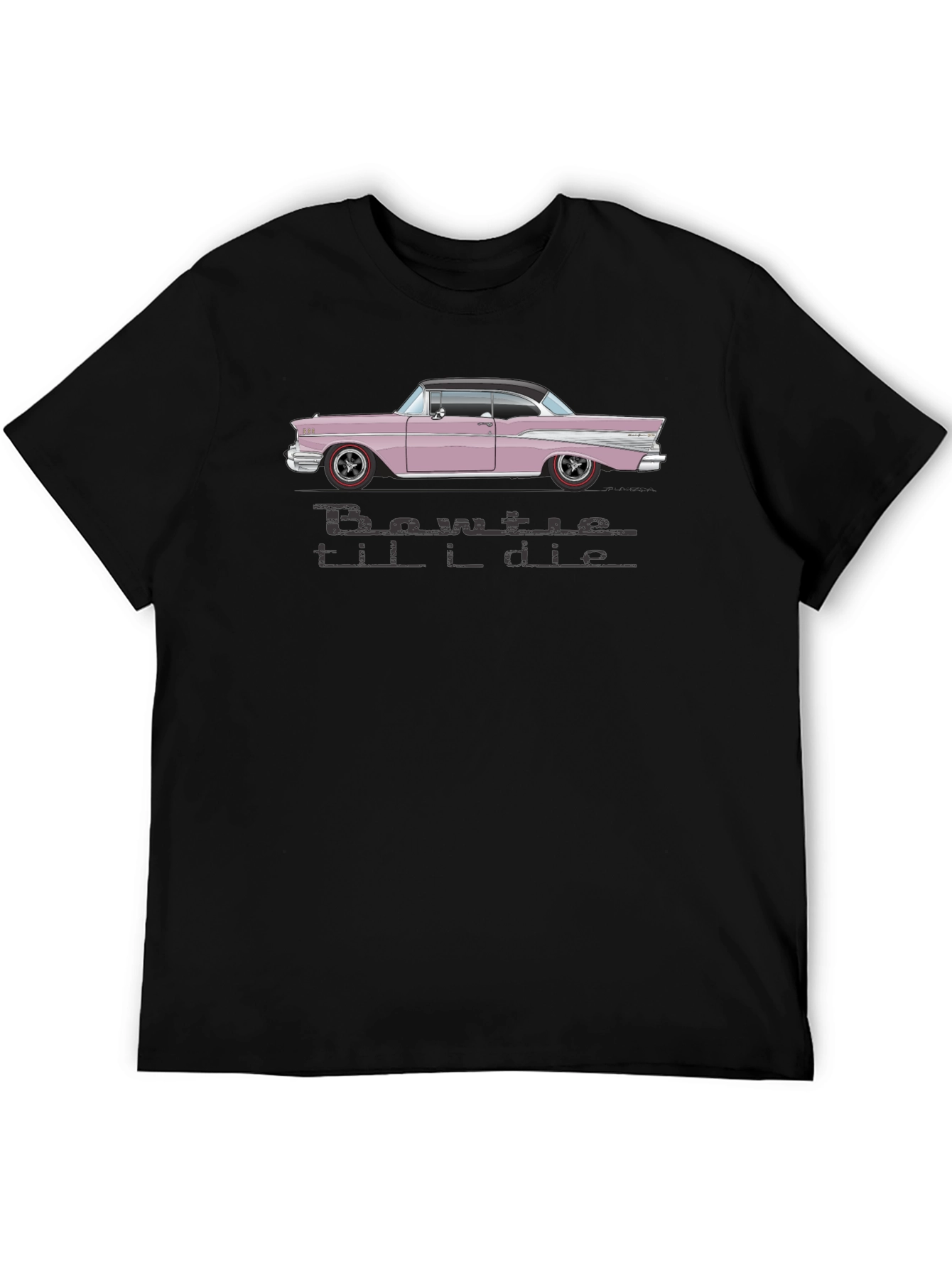 Bowtie Til I Die Black T-Shirt