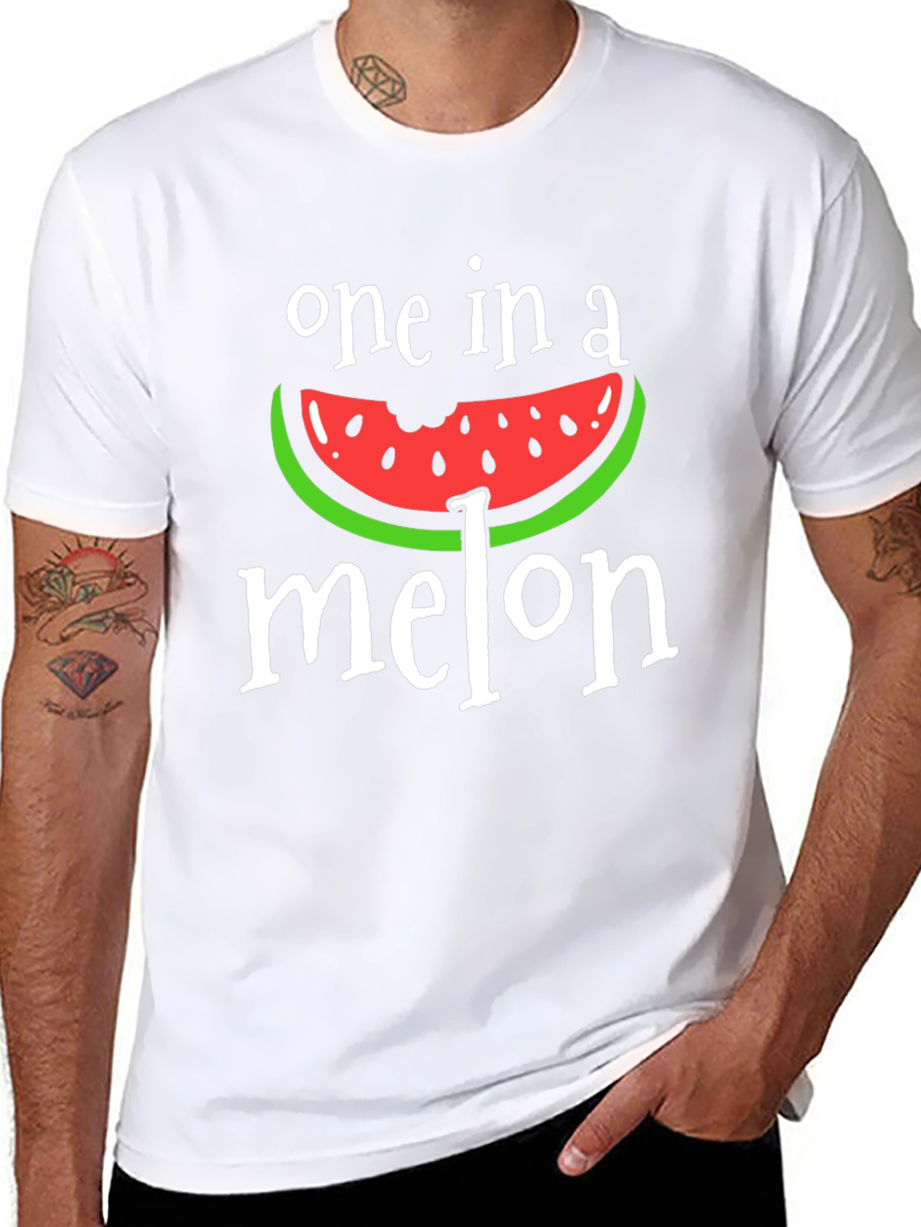 One In A Melon Funny Watermelon T-Shirt
