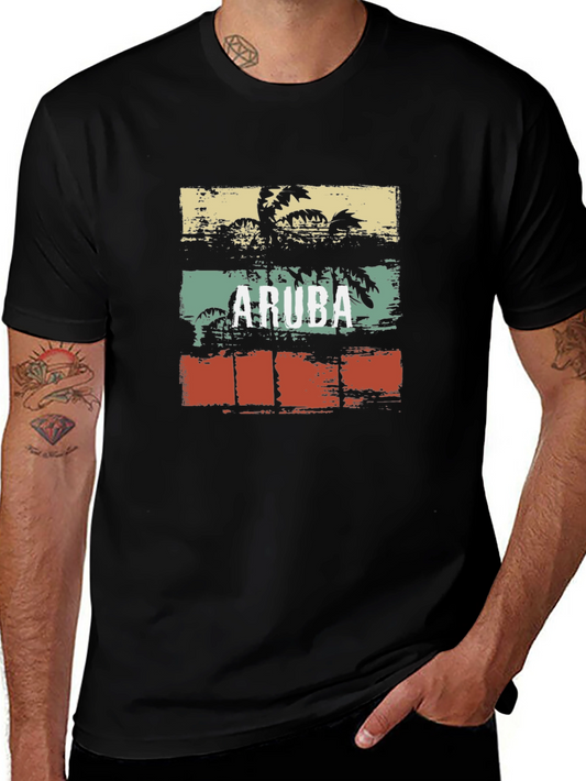 Aruba Palm Tree Graphic Tee