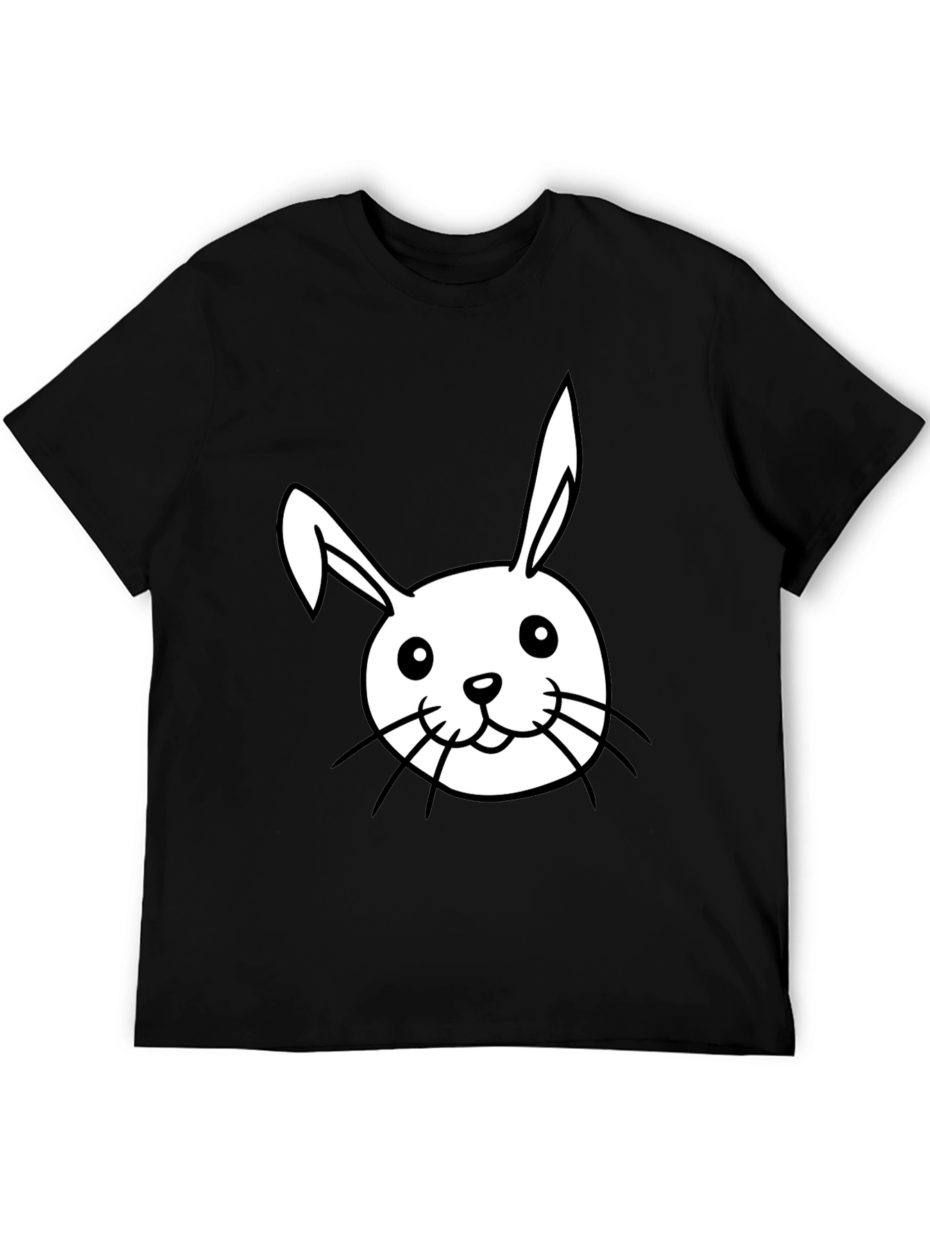 Bunny Graphic Black Tee
