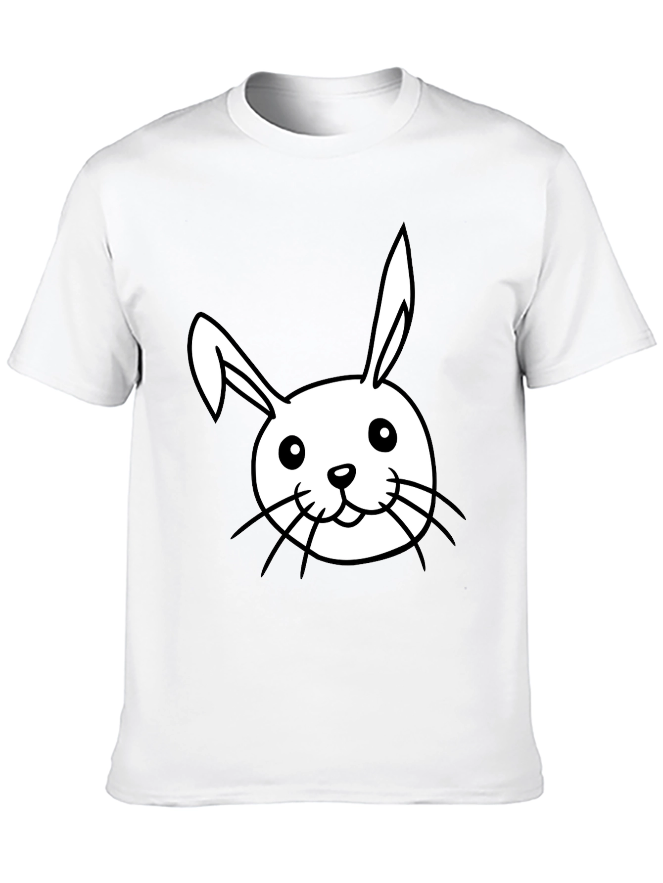Bunny Graphic Black Tee