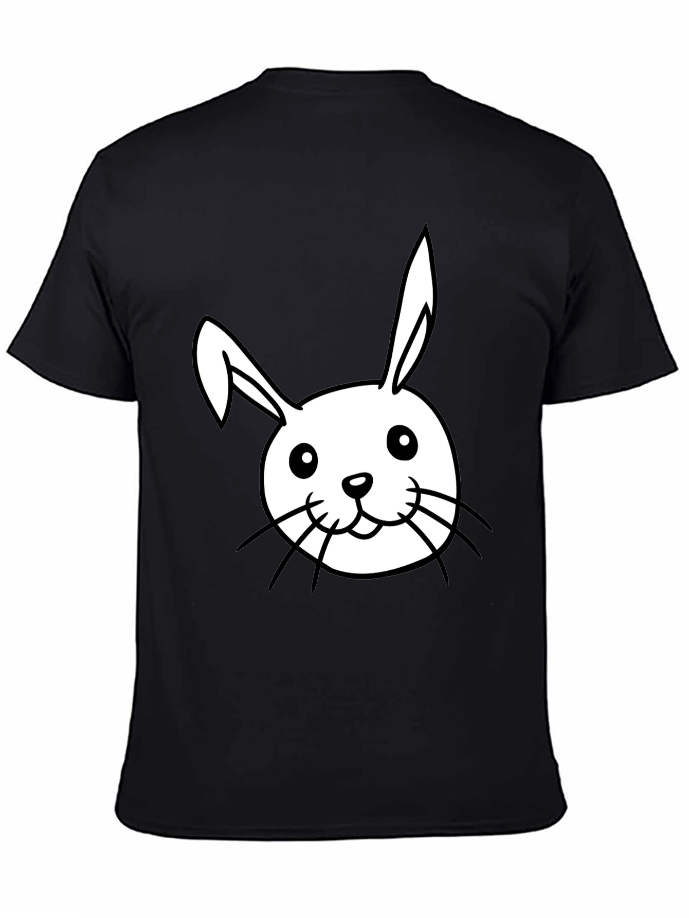 Bunny Graphic Black Tee