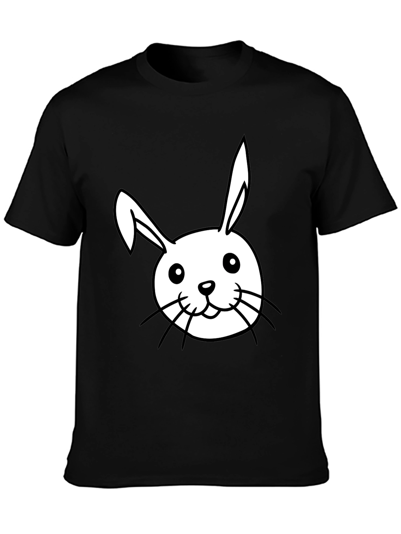 Bunny Graphic Black Tee