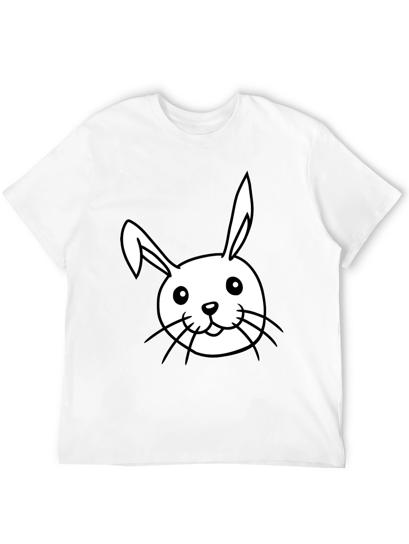 Bunny Graphic Black Tee