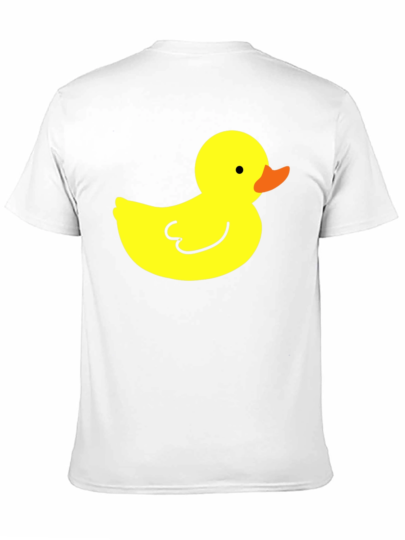Black T-Shirt with Yellow Duck Graphic