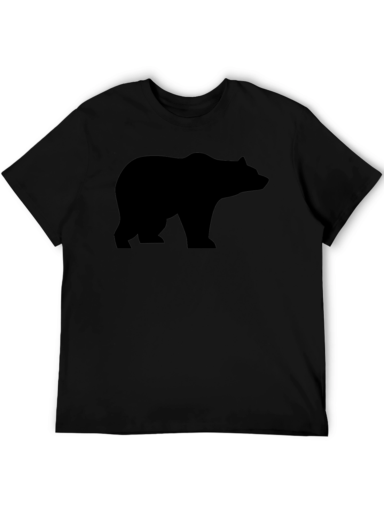 Black Bear Silhouette T-Shirt - Graphic Tee