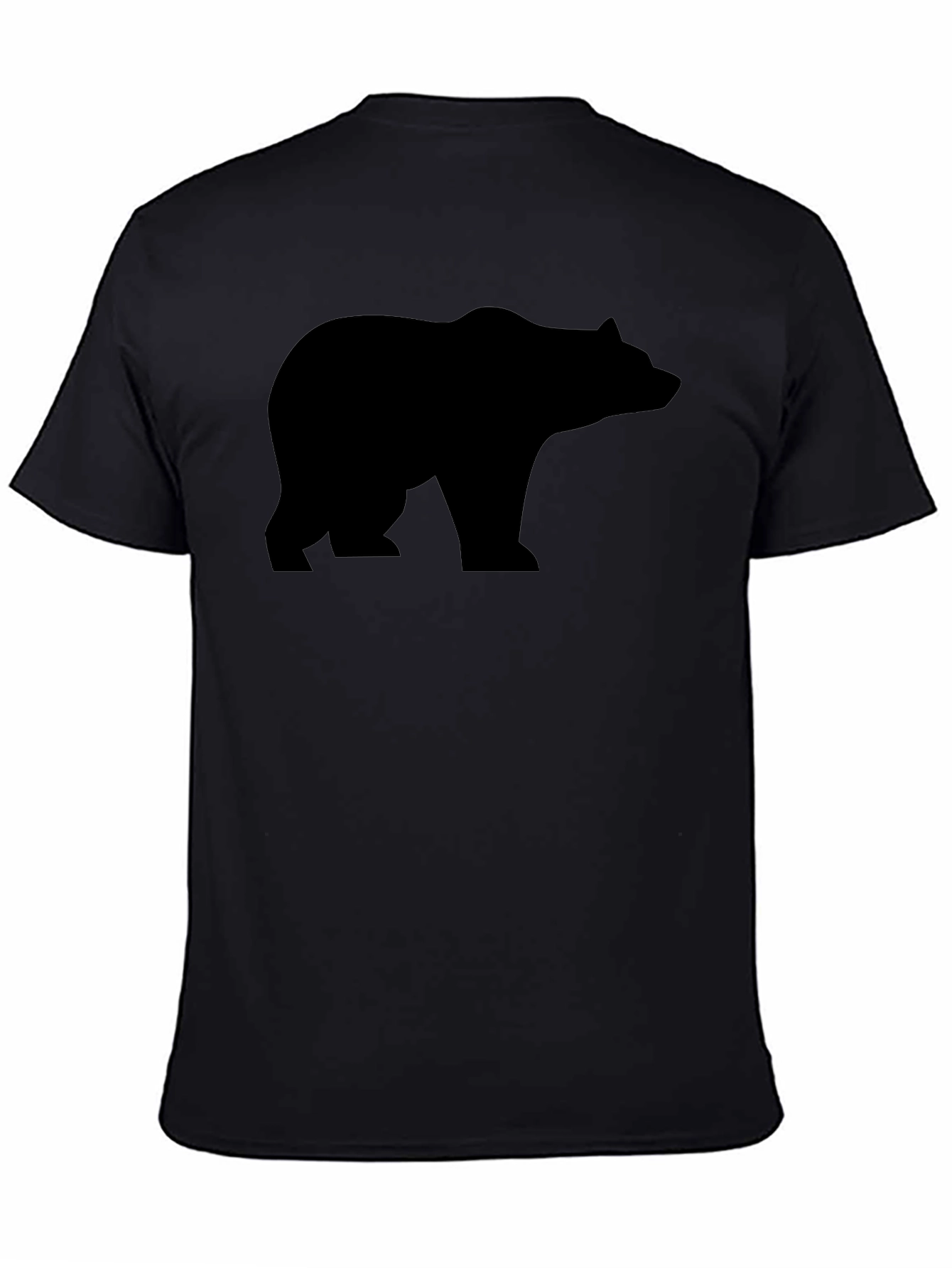 Black Bear Silhouette T-Shirt - Graphic Tee