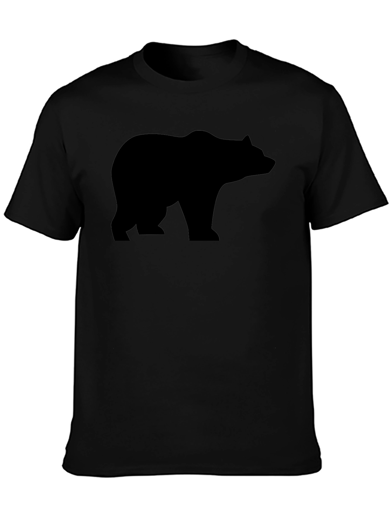 Black Bear Silhouette T-Shirt - Graphic Tee