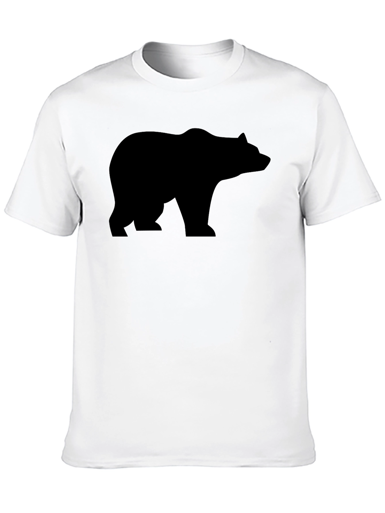 Black Bear Silhouette T-Shirt - Graphic Tee