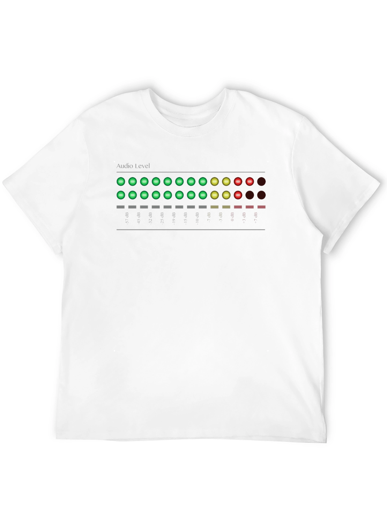 Audio Level T-Shirt - Black Graphic Tee