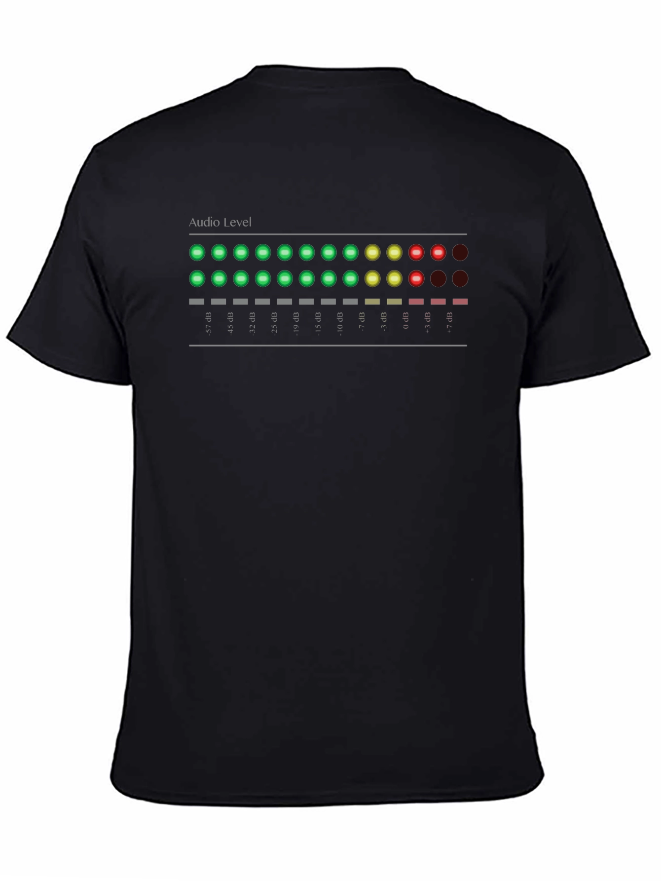 Audio Level T-Shirt - Black Graphic Tee