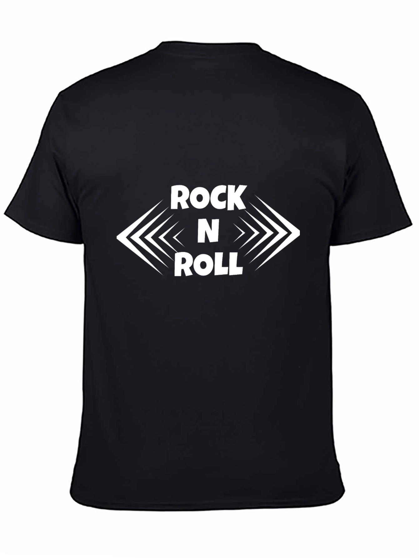 Rock N Roll Graphic T-Shirt - Black