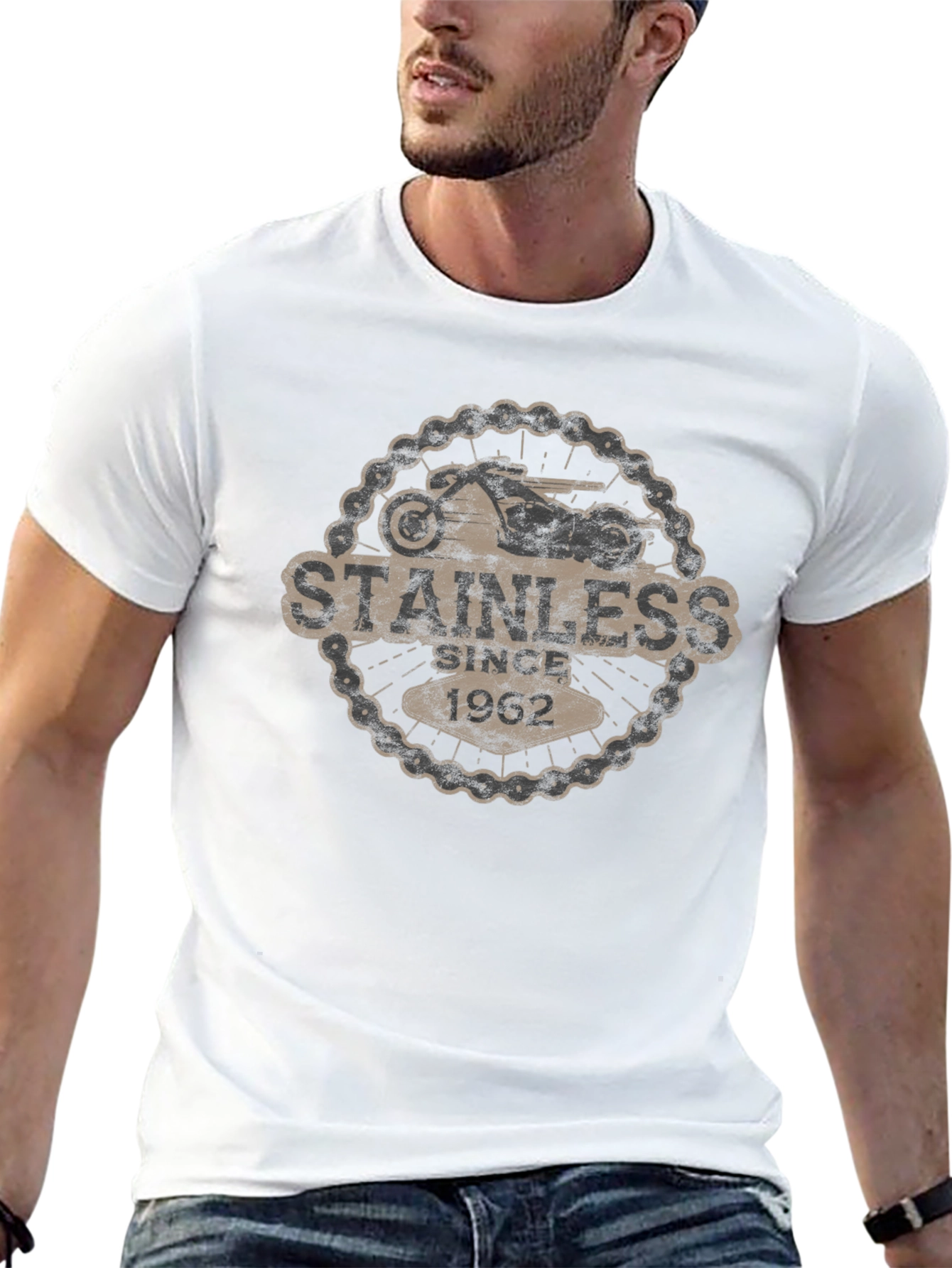 Stainless Since 1962 Motorcycle T-Shirt