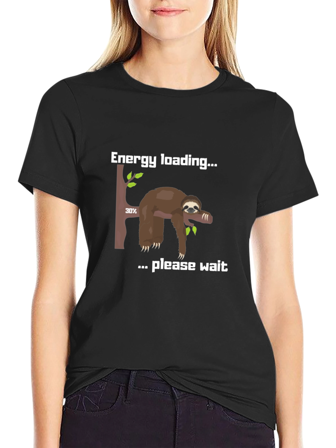 Energy Loading Sloth T-Shirt