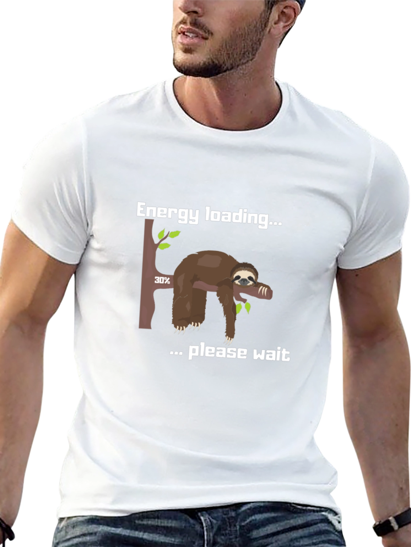 Energy Loading Sloth T-Shirt