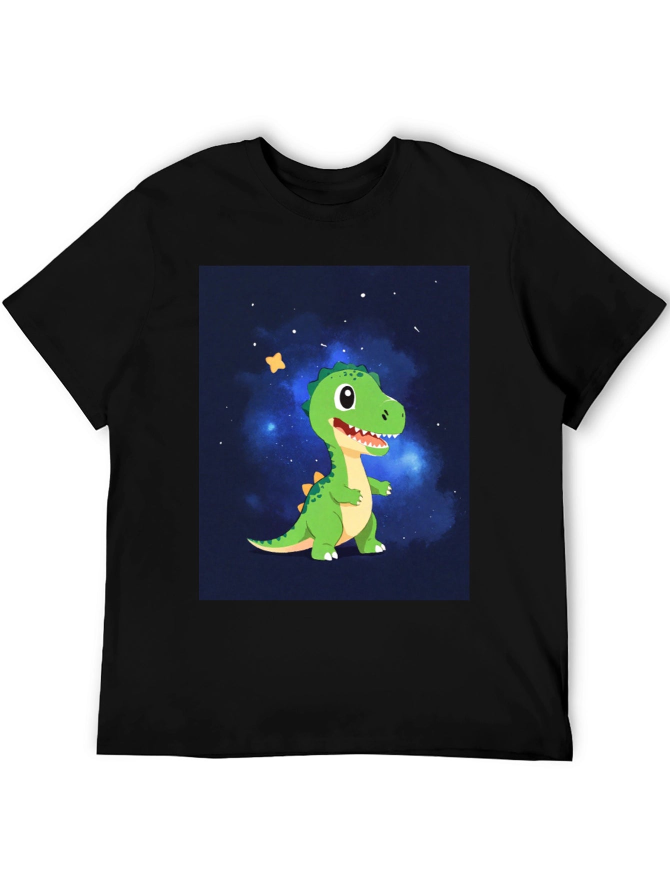 Dino Galaxy Black T-Shirt