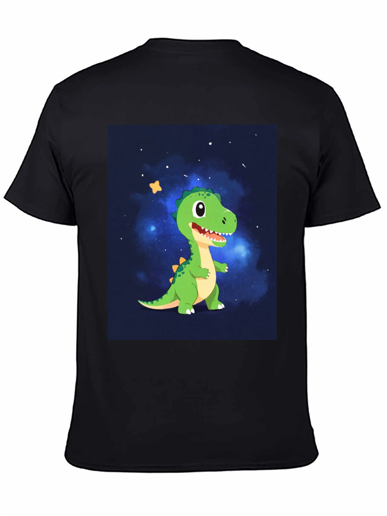 Dino Galaxy Black T-Shirt