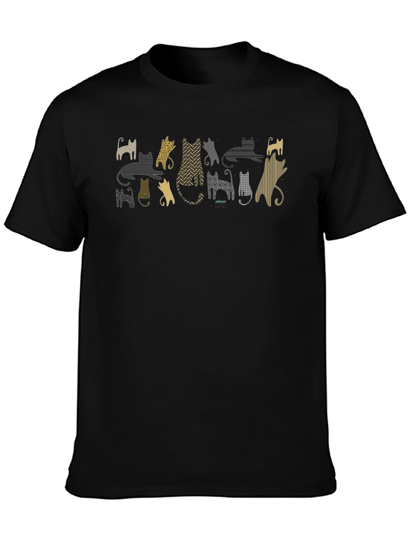 Cool Cat Graphic T-Shirt - Unique Pattern Tee