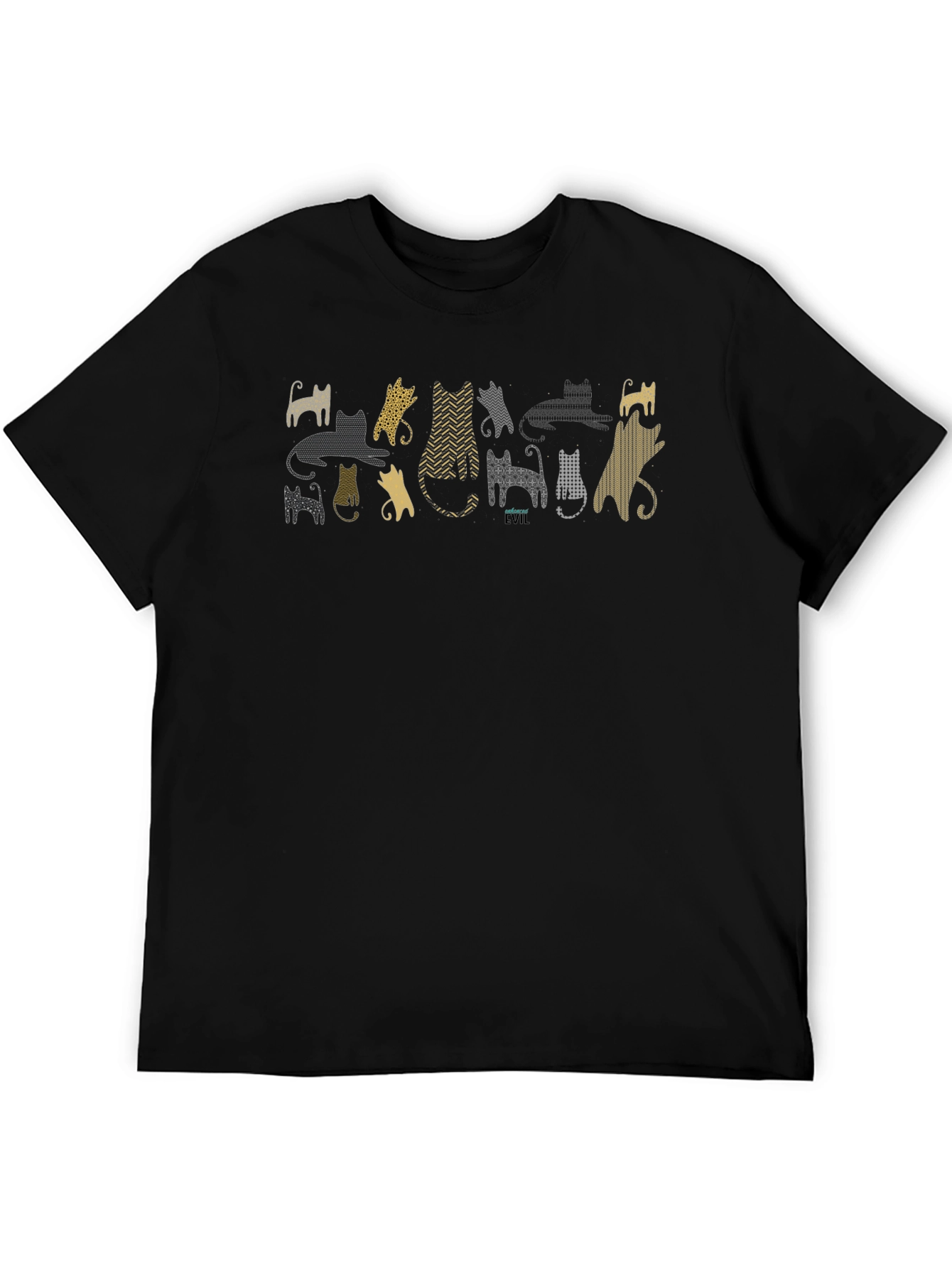 Cool Cat Graphic T-Shirt - Unique Pattern Tee