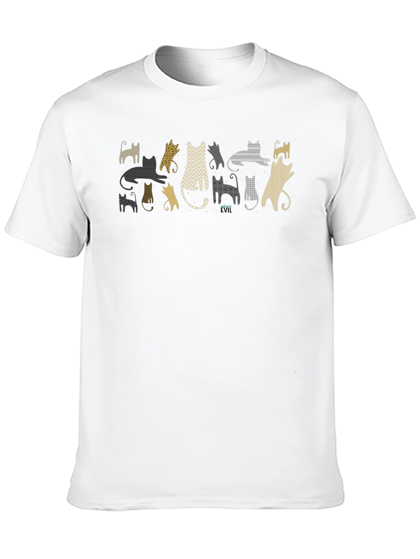 Cool Cat Graphic T-Shirt - Unique Pattern Tee
