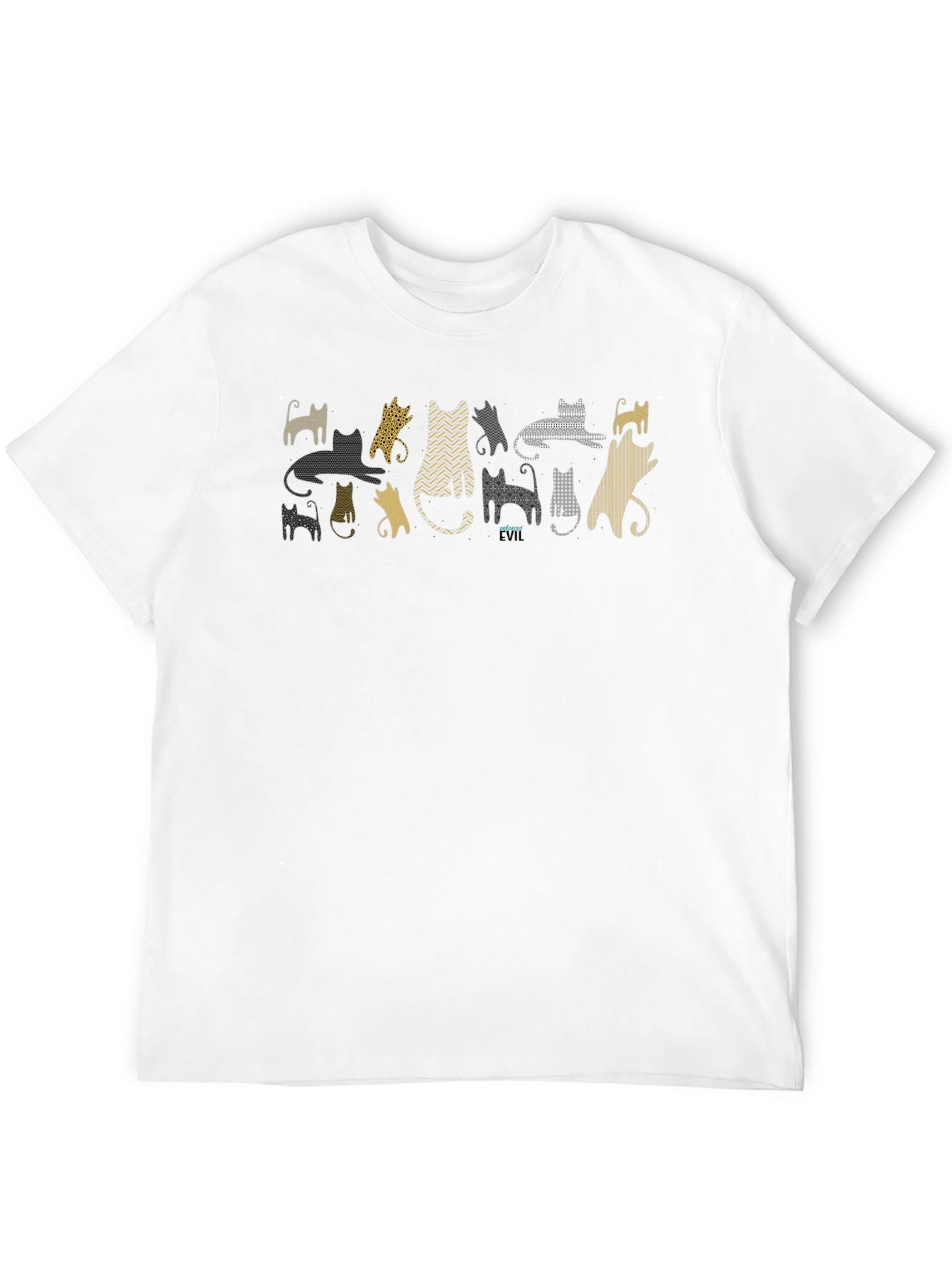 Cool Cat Graphic T-Shirt - Unique Pattern Tee