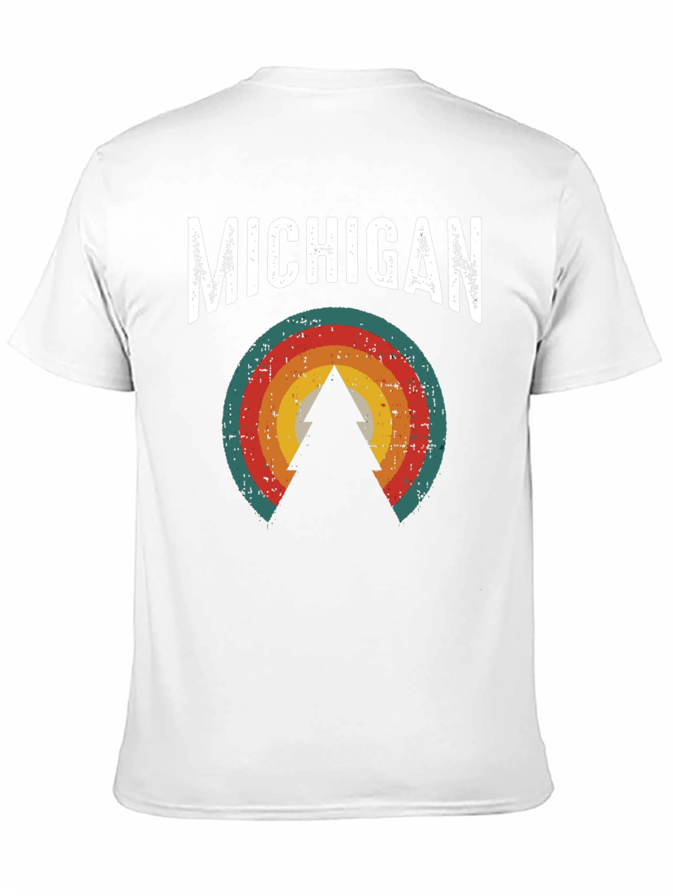 Michigan Retro Tree Graphic Tee
