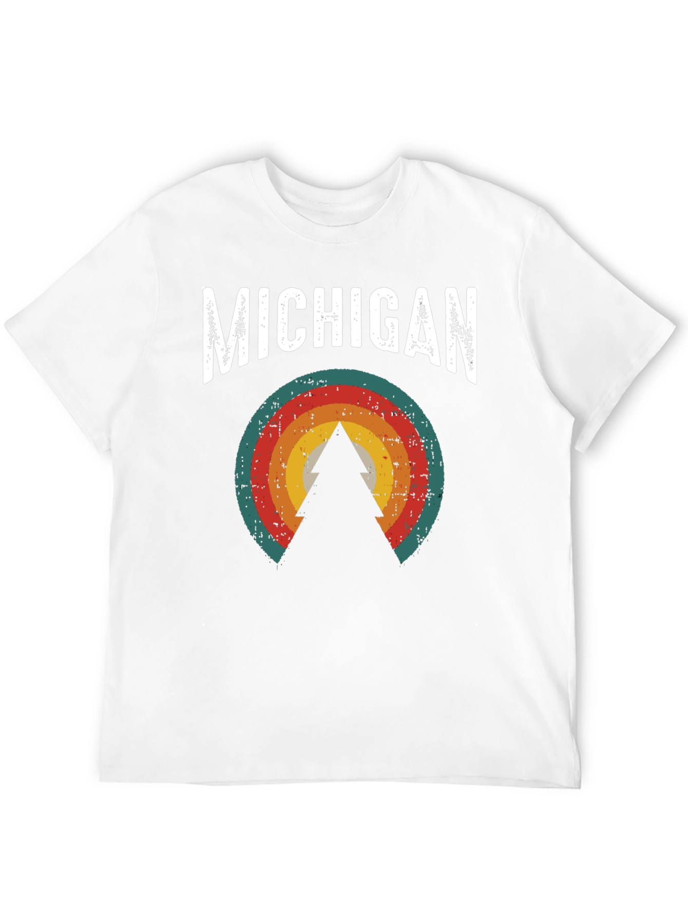 Michigan Retro Tree Graphic Tee