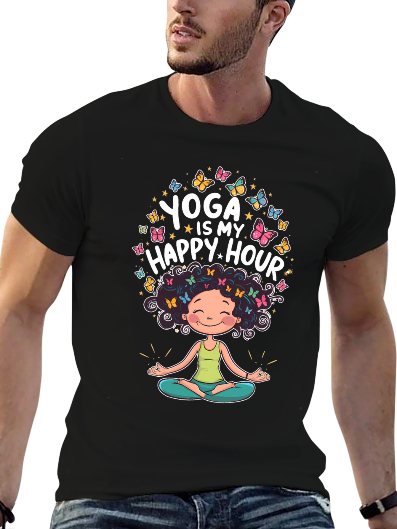 Yoga is My Happy Hour T-Shirt