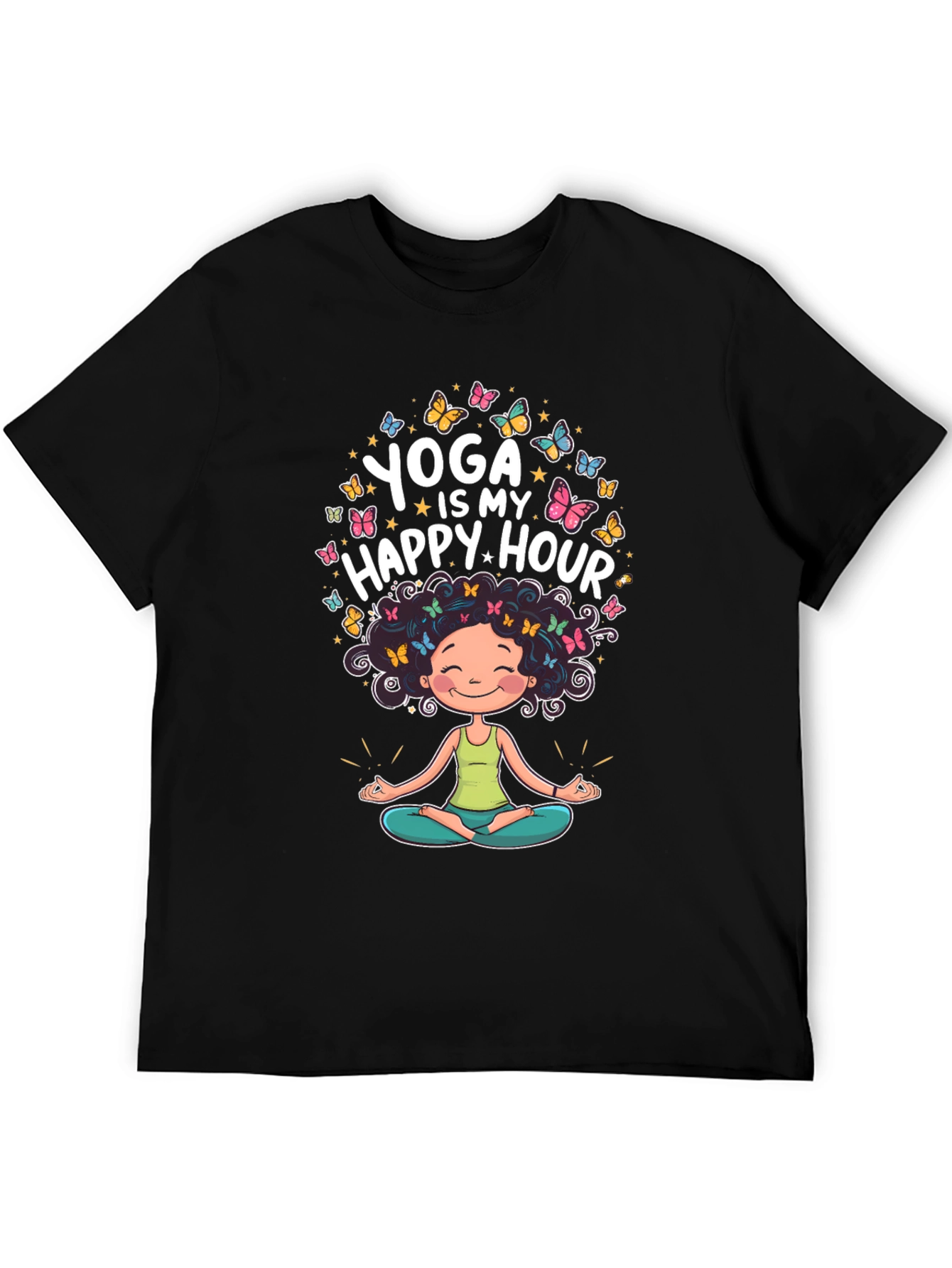 Yoga is My Happy Hour T-Shirt