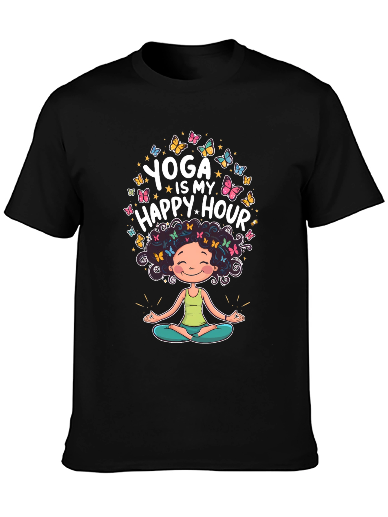 Yoga is My Happy Hour T-Shirt