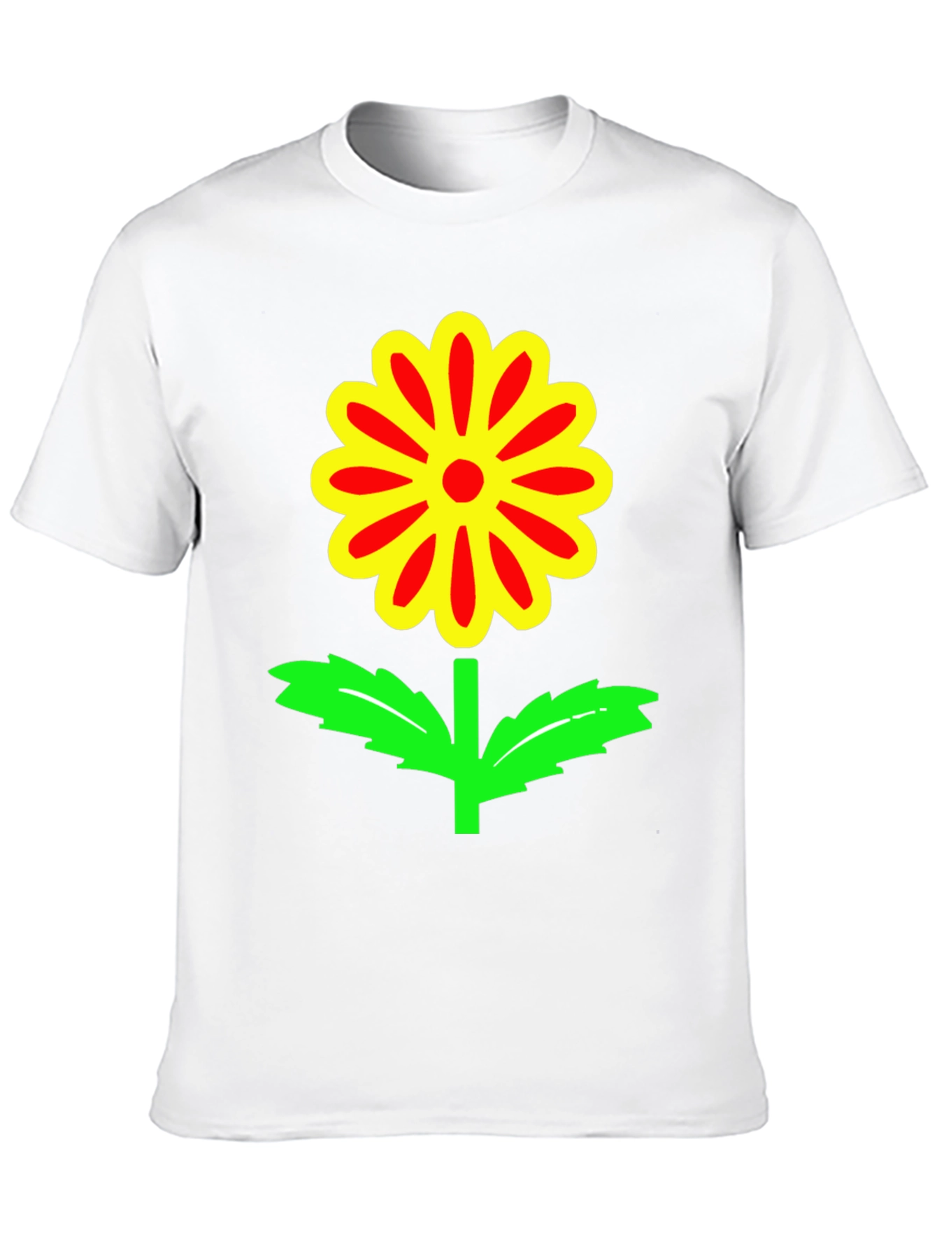 Flower Power Black T-Shirt