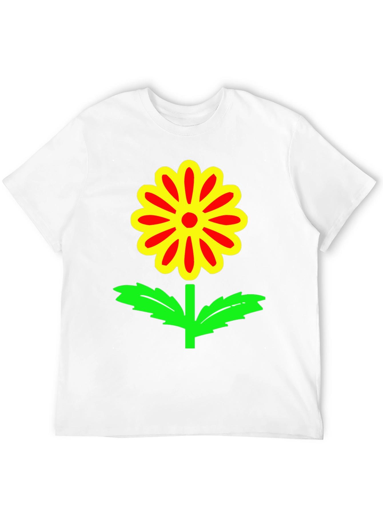Flower Power Black T-Shirt