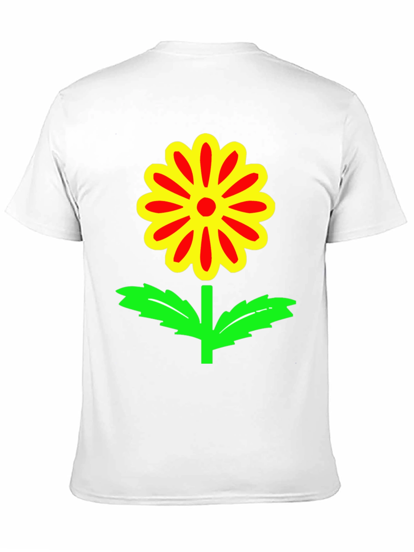Flower Power Black T-Shirt
